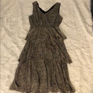 INC International Concepts leopard tiered dress 🐆